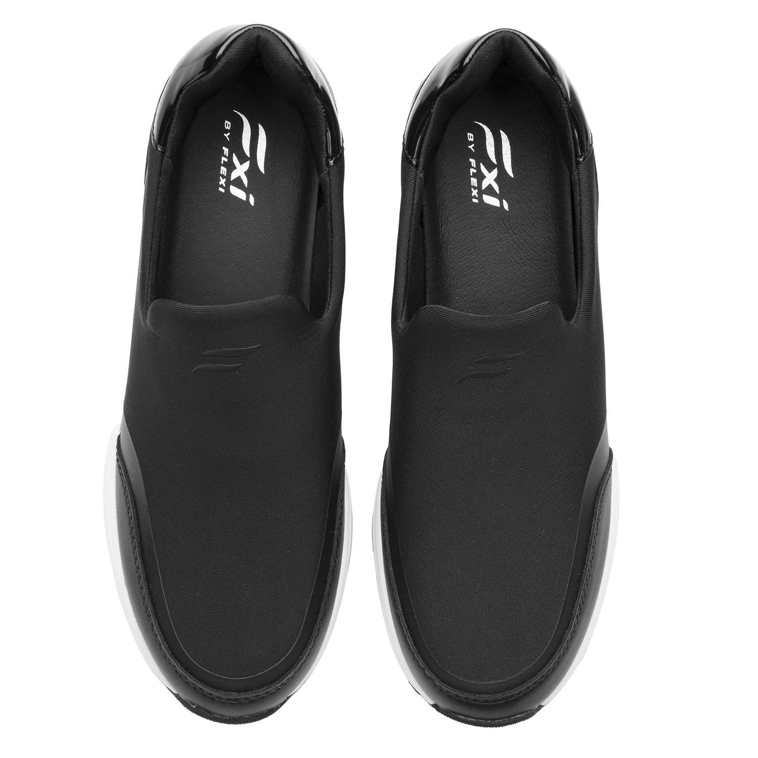 Zapatilla Mujer Brisea 132202 Negra Flexi-5