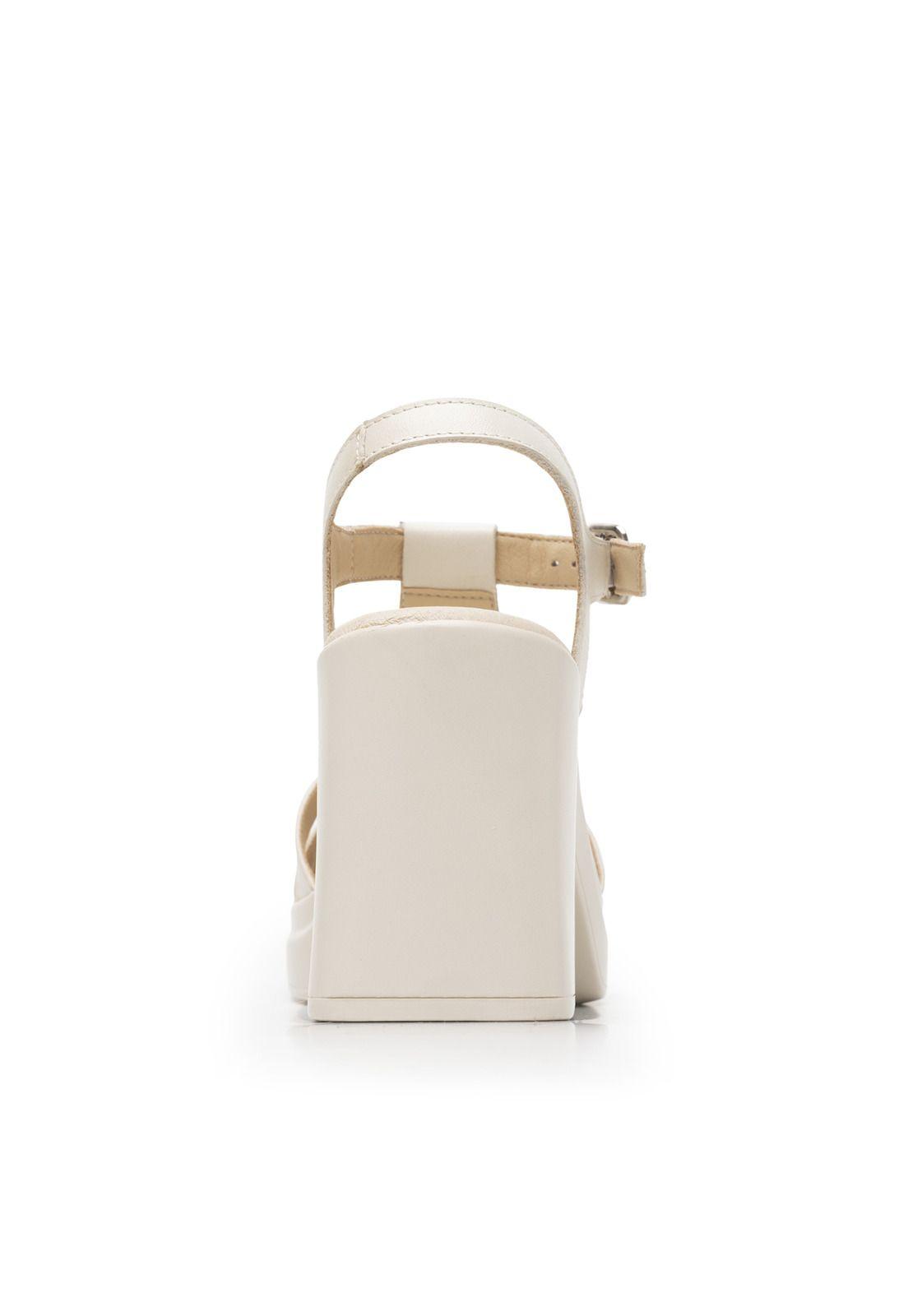 Sandalia Mujer Roraima 127604 Blanco Algodón Flexi-4