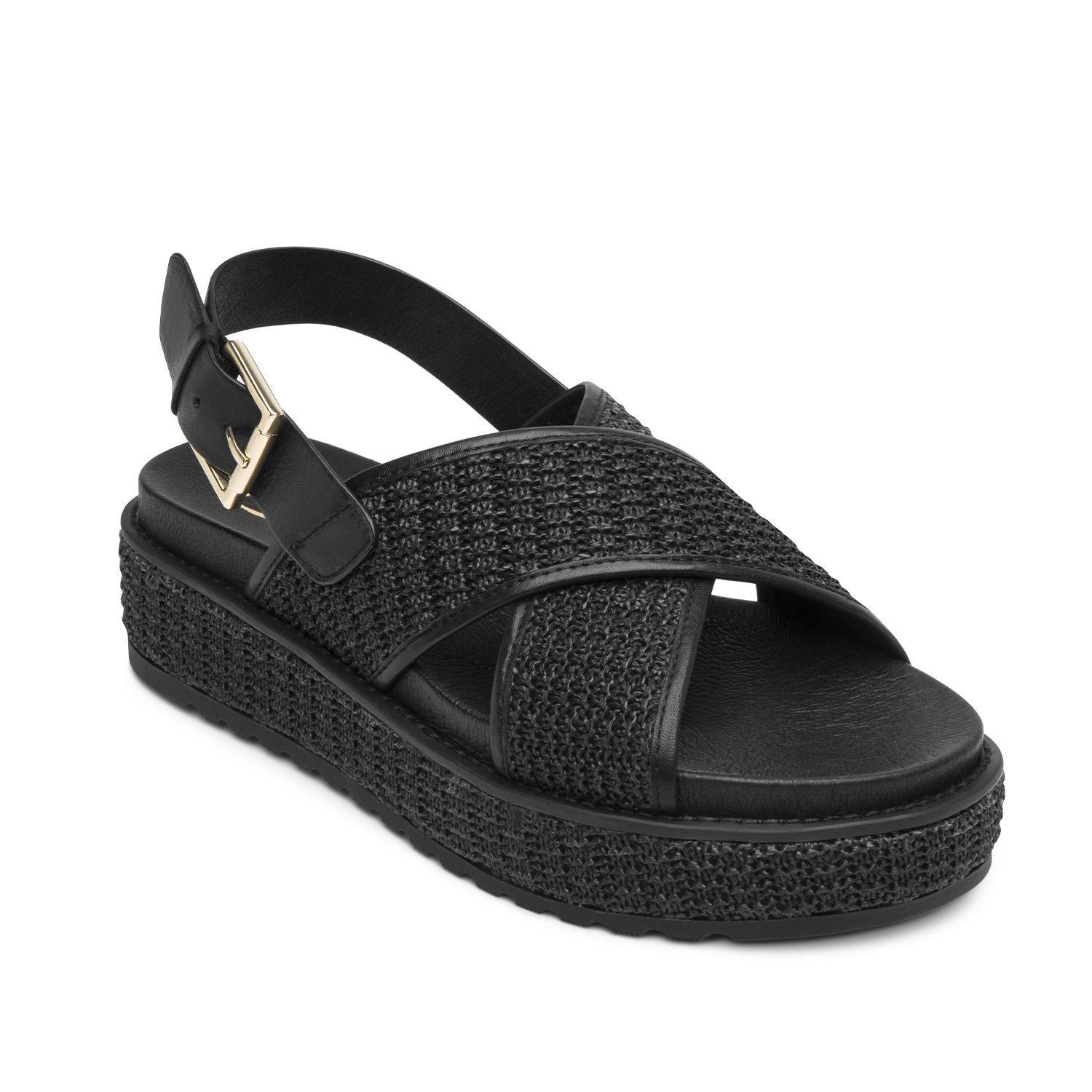 Sandalia Mujer Pia 135502 Negro Flexi-1