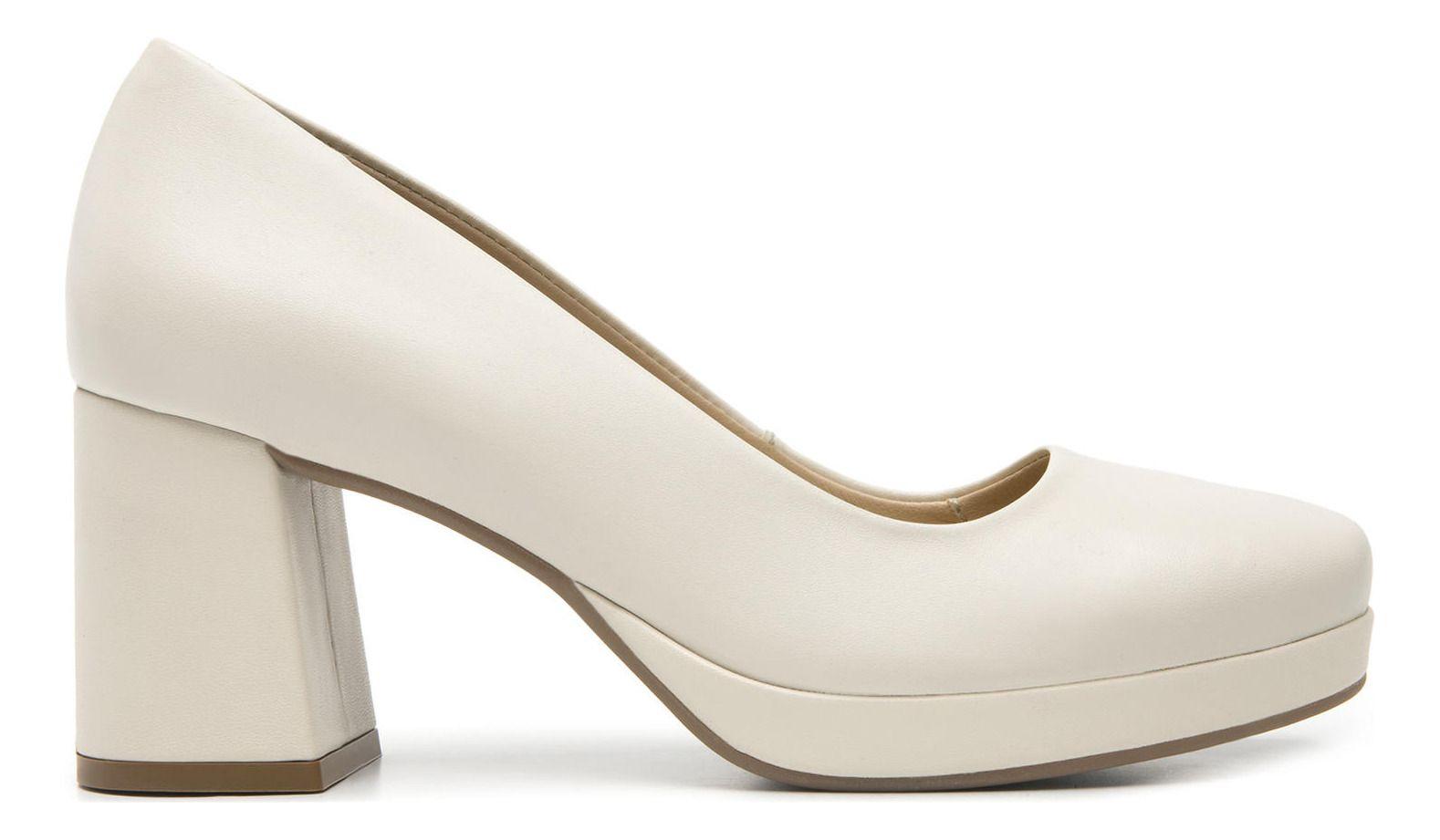 Zapato Mujer Cuero Mackenzie 127201 Beige Flexi-0