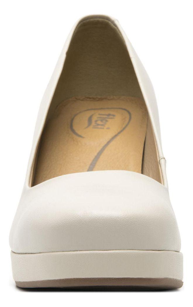 Zapato Mujer Cuero Mackenzie 127201 Beige Flexi-3