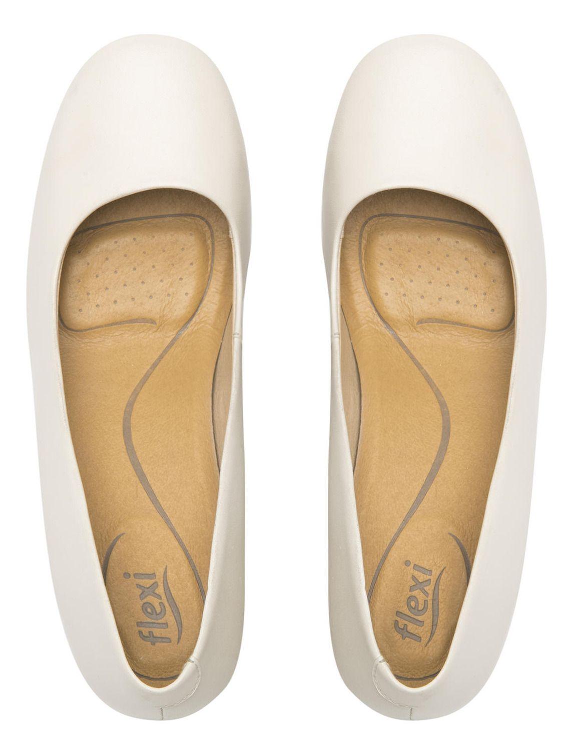 Zapato Mujer Cuero Mackenzie 127201 Beige Flexi-5
