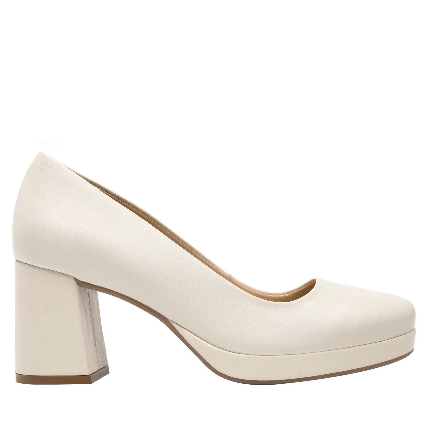 Zapato Mujer Cuero Mackenzie 127201 Beige Flexi-0