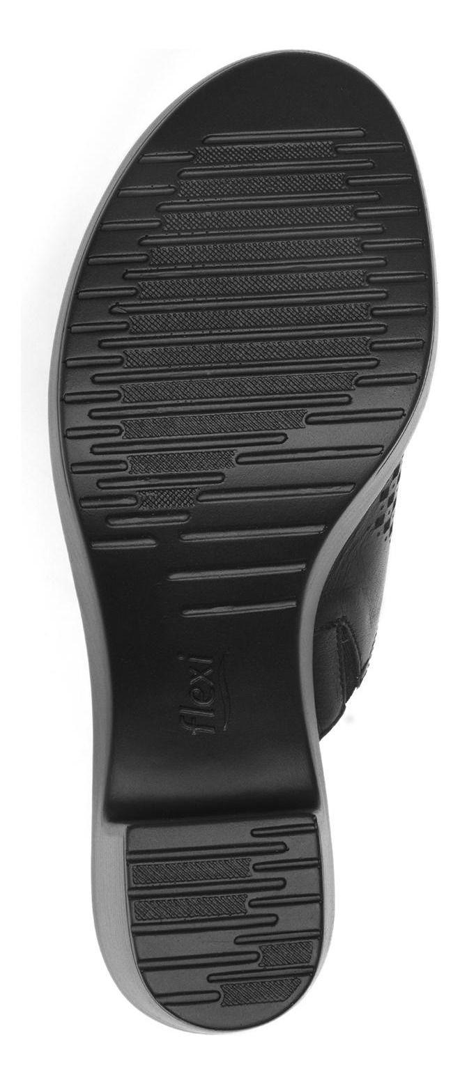 Sandalia Mujer Cuero Lory Negro Flexi-3