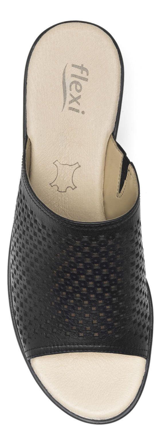 Sandalia Mujer Cuero Lory Negro Flexi-5