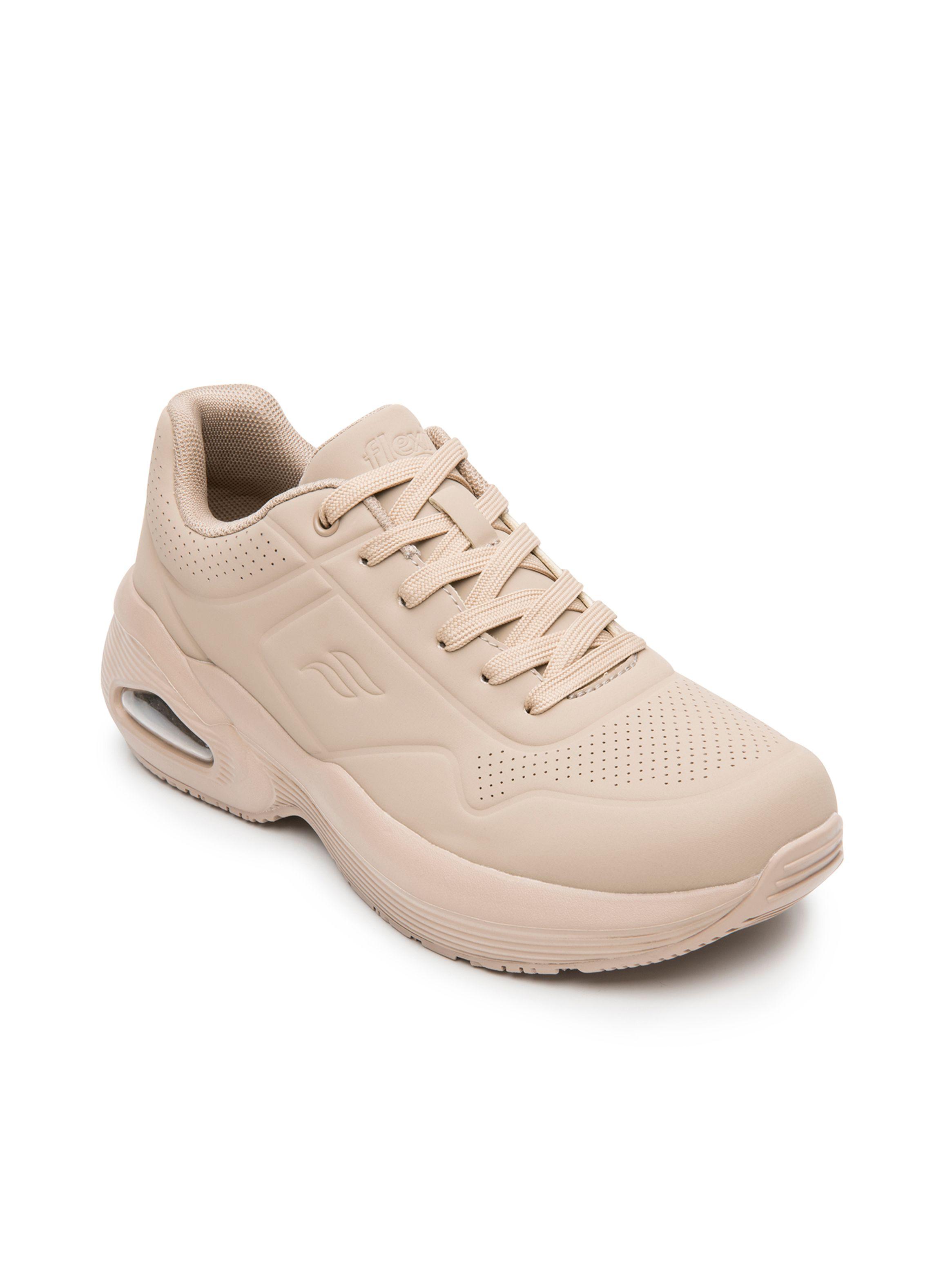 Zapatilla Mujer Saluma 131501 Taupe Flexi-1