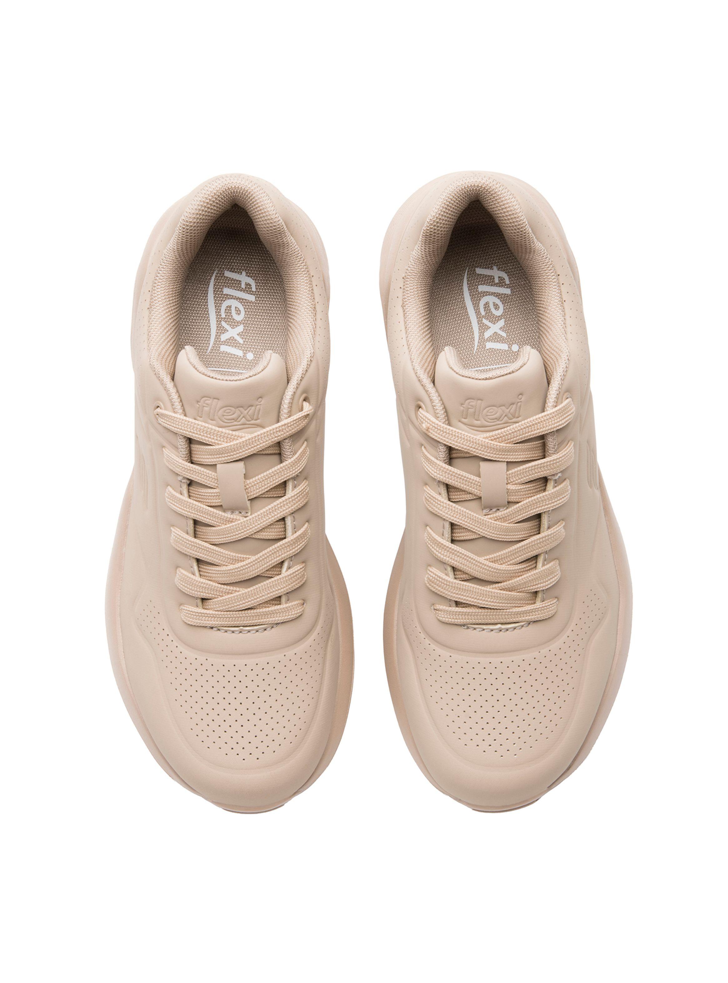 Zapatilla Mujer Saluma 131501 Taupe Flexi-5