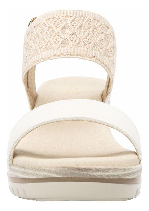 Sandalia Mujer Cuero Emily Blanco Flexi-3