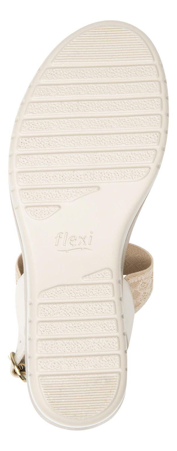 Sandalia Mujer Cuero Emily Blanco Flexi-4