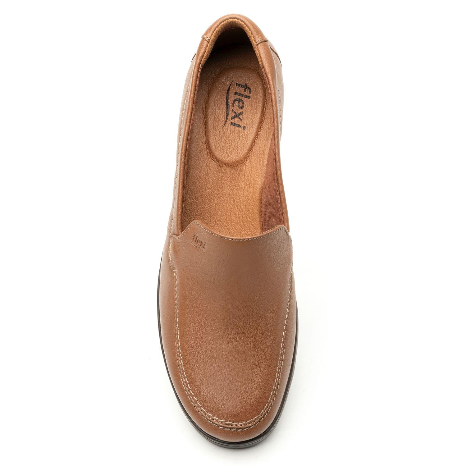Zapato Mujer Cuero Cataleya Cafe Flexi-6