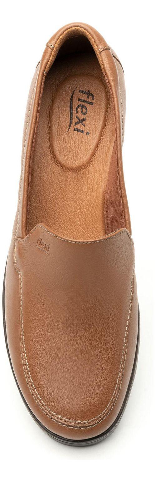 Zapato Mujer Cuero Cataleya Cafe Flexi-8