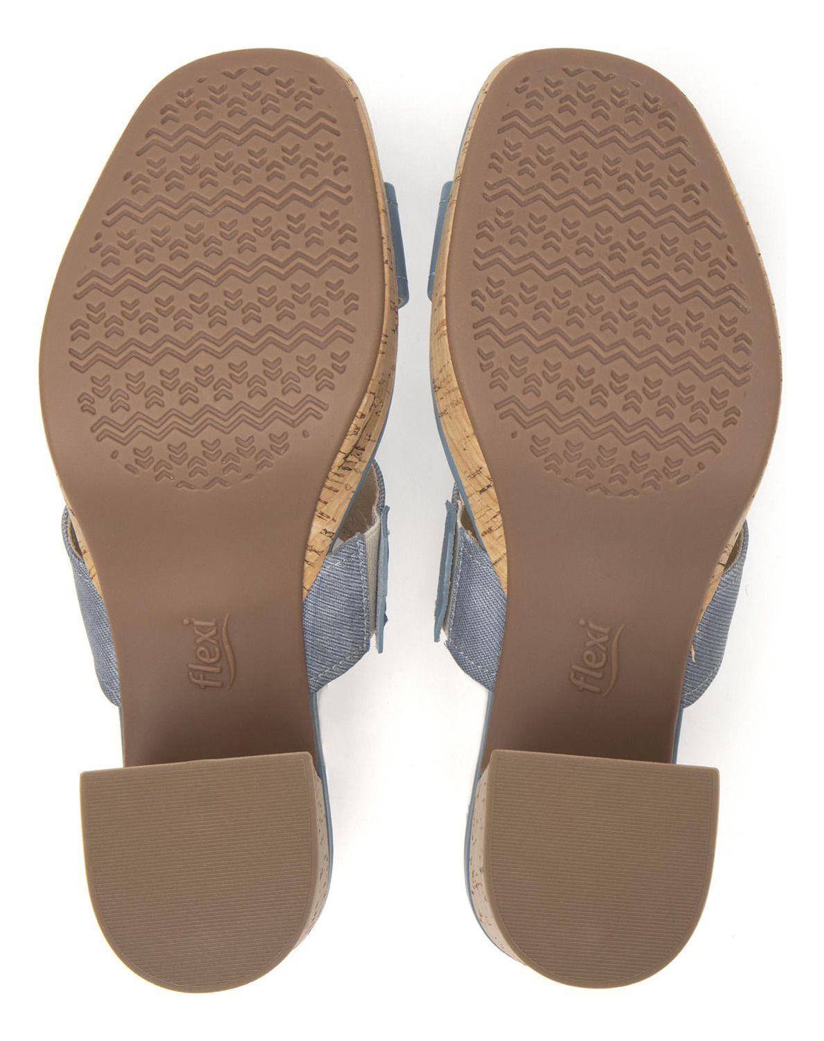 Sandalia Mujer Kadeisha 123005 Azul Flexi-5