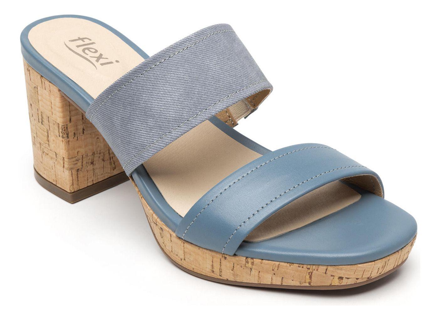 Sandalia Mujer Kadeisha 123005 Azul Flexi-4