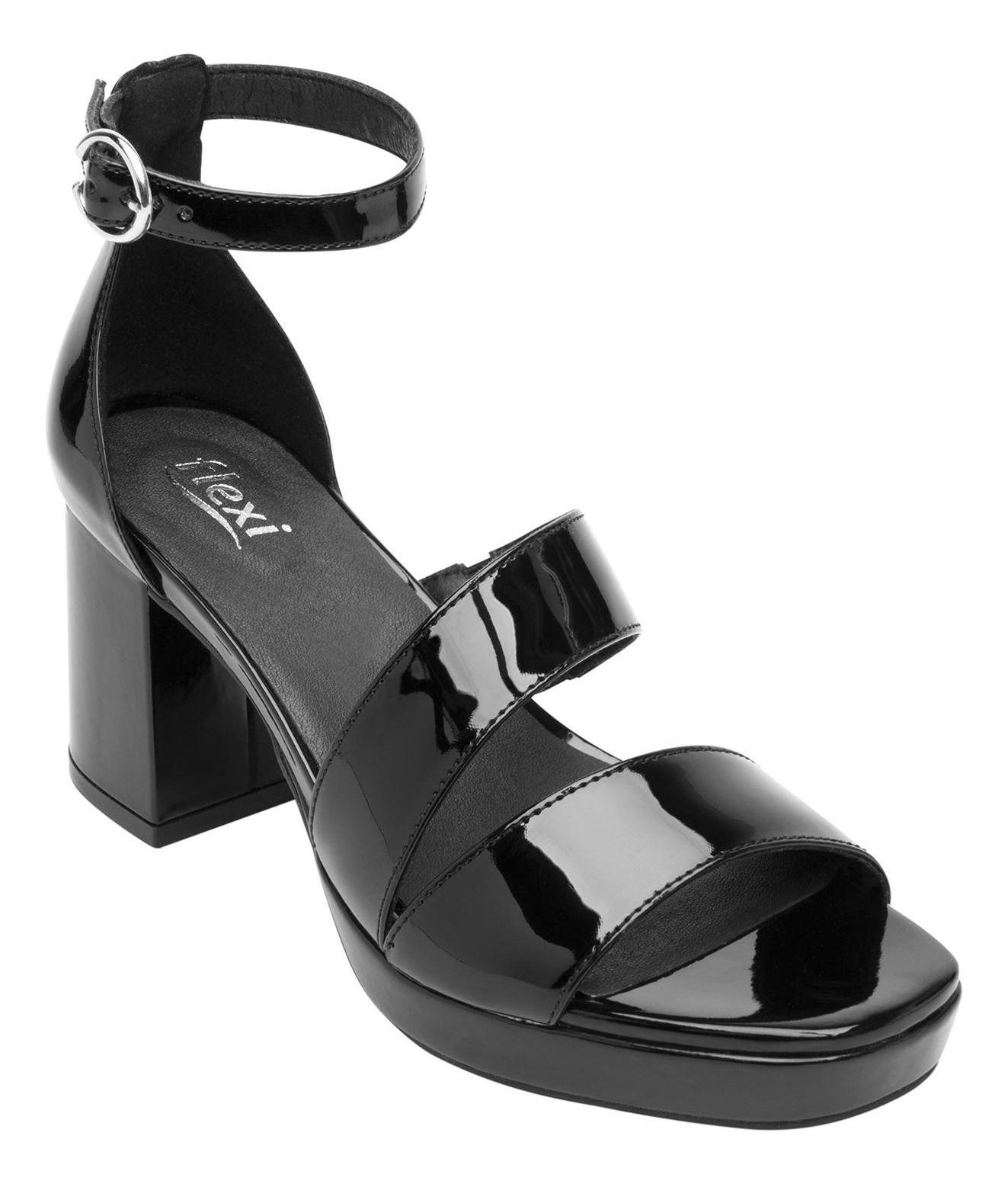Sandalia Mujer Kadeisha Negro Flexi-1