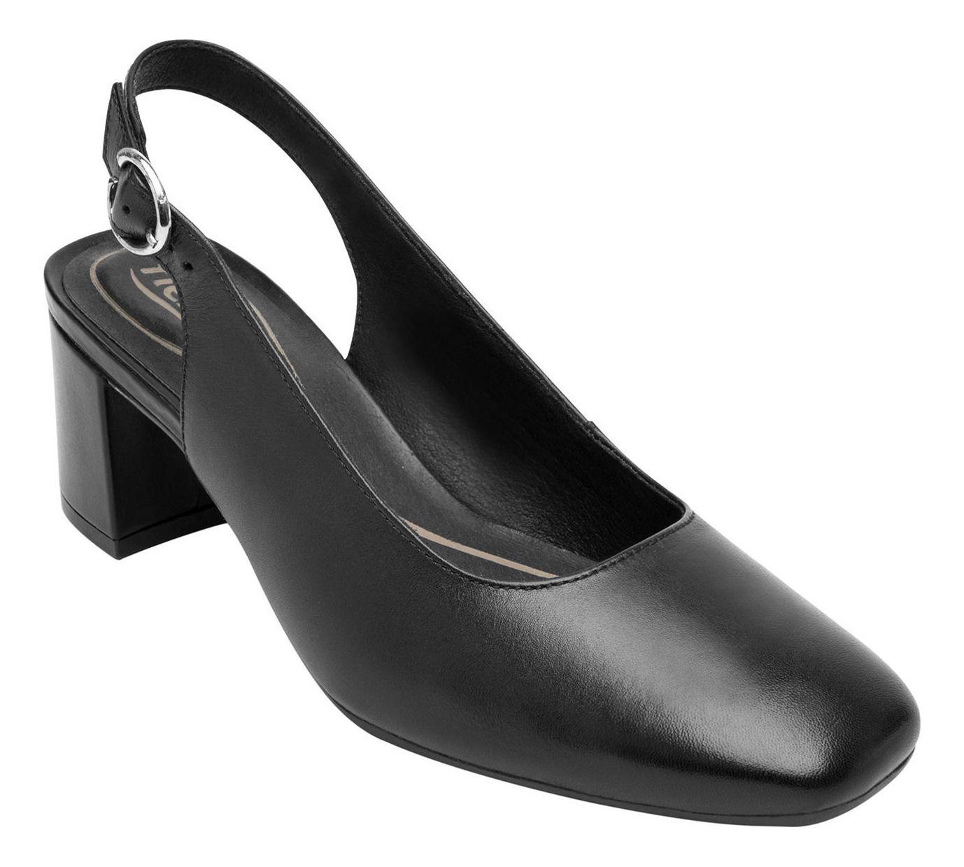 Zapato Mujer Cuero Marione Negro Flexi-1