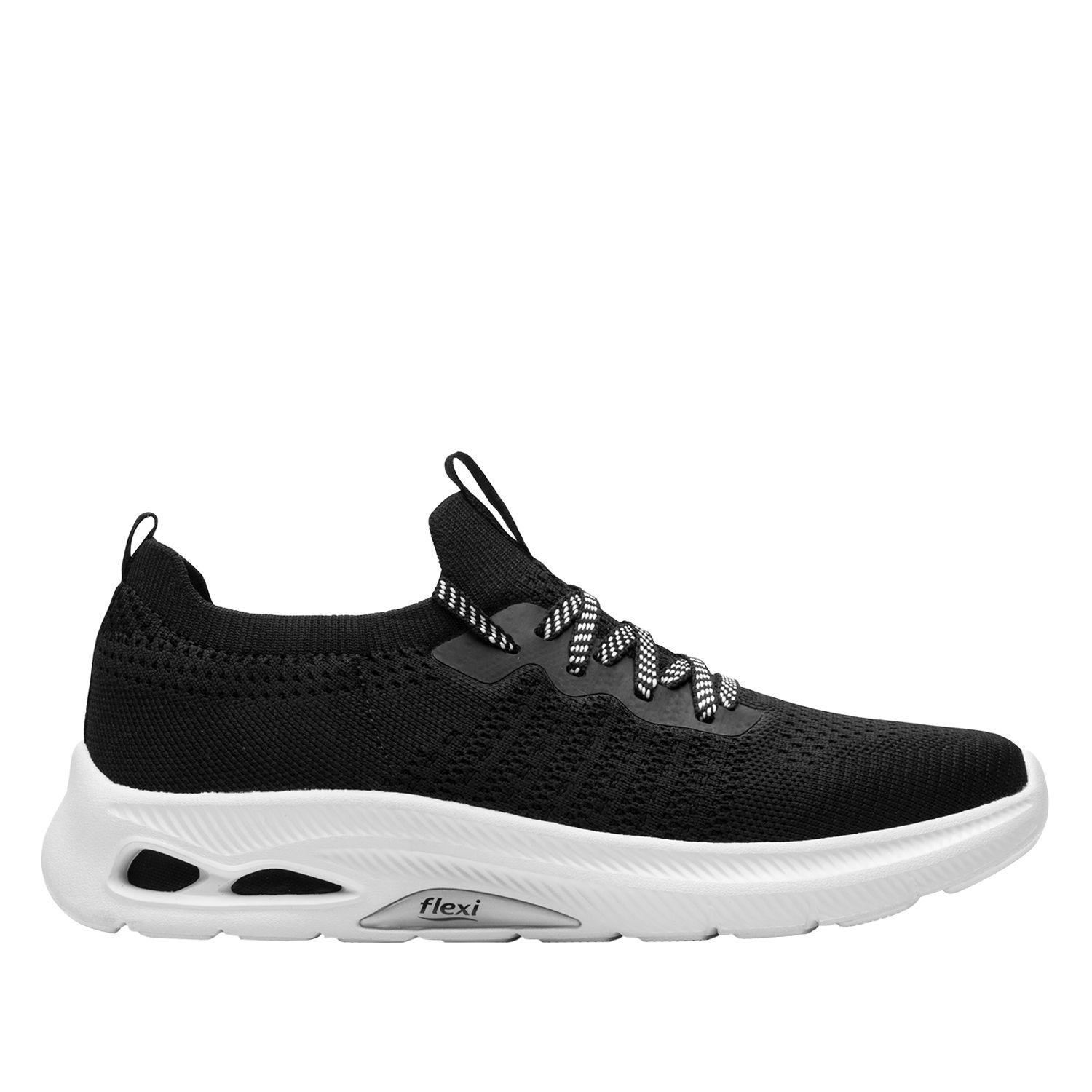Zapatilla Mujer Brera 135202 Negra Flexi-0