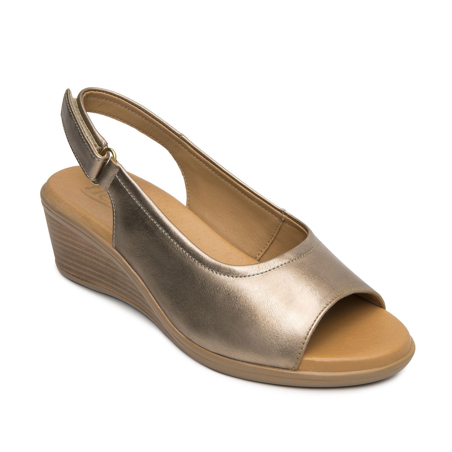 Sandalia Mujer Zura 123717 Dorada Flexi-1