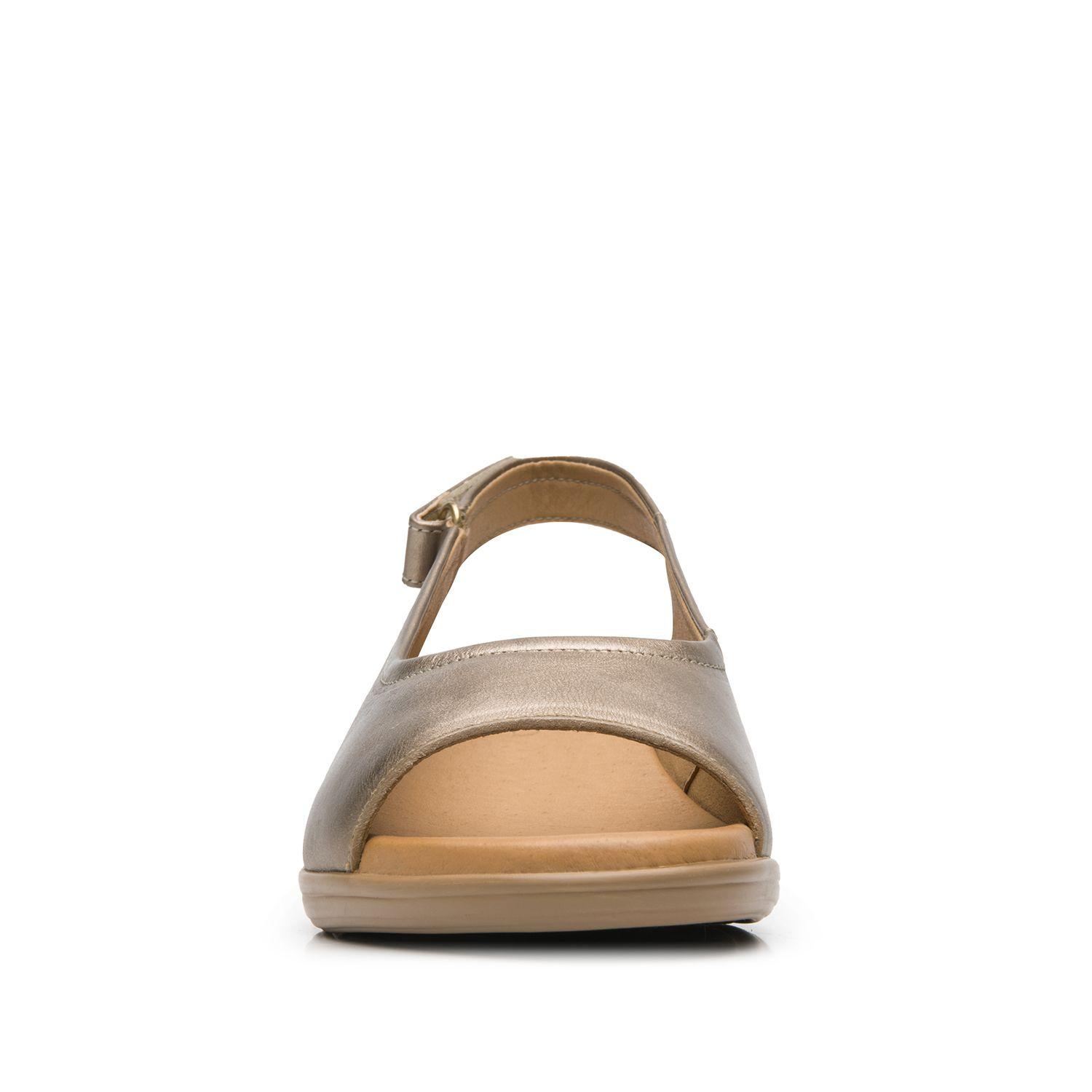 Sandalia Mujer Zura 123717 Dorada Flexi-3