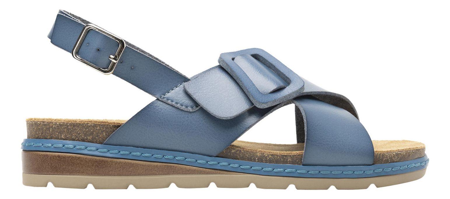 Sandalia Mujer Cassia 129501 Azul Flexi-2