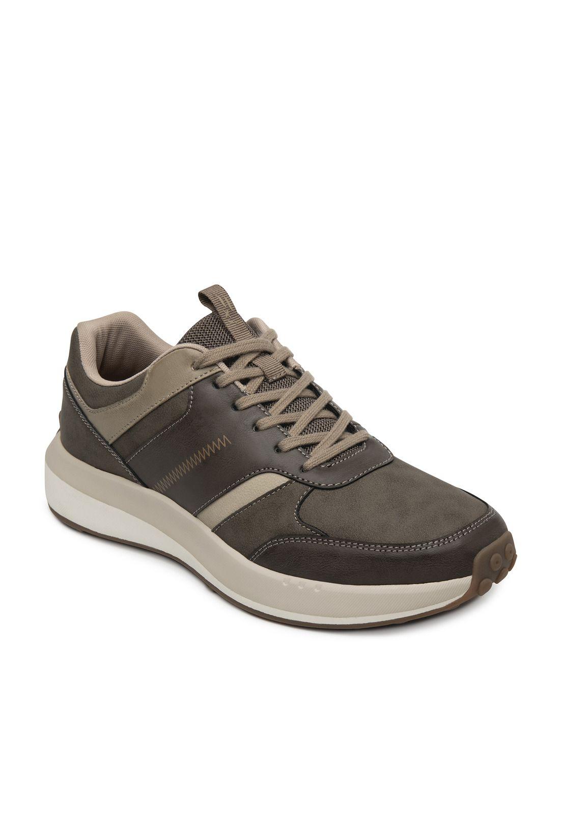Zapatilla Hombre Flow 413903 Café Flexi-1