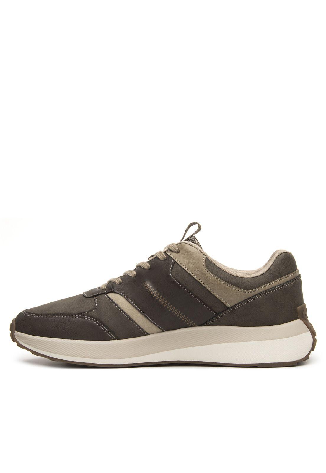 Zapatilla Hombre Flow 413903 Café Flexi-2