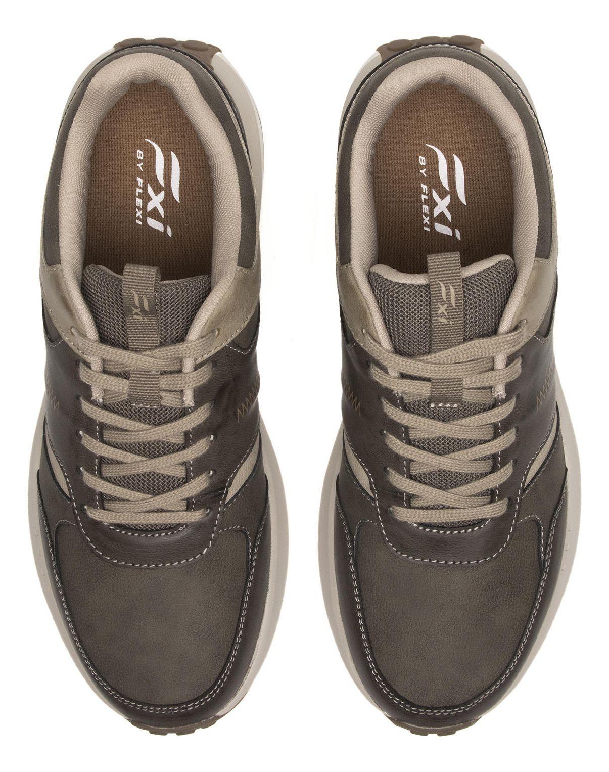 Zapatilla Hombre Flow 413903 Café Flexi-5