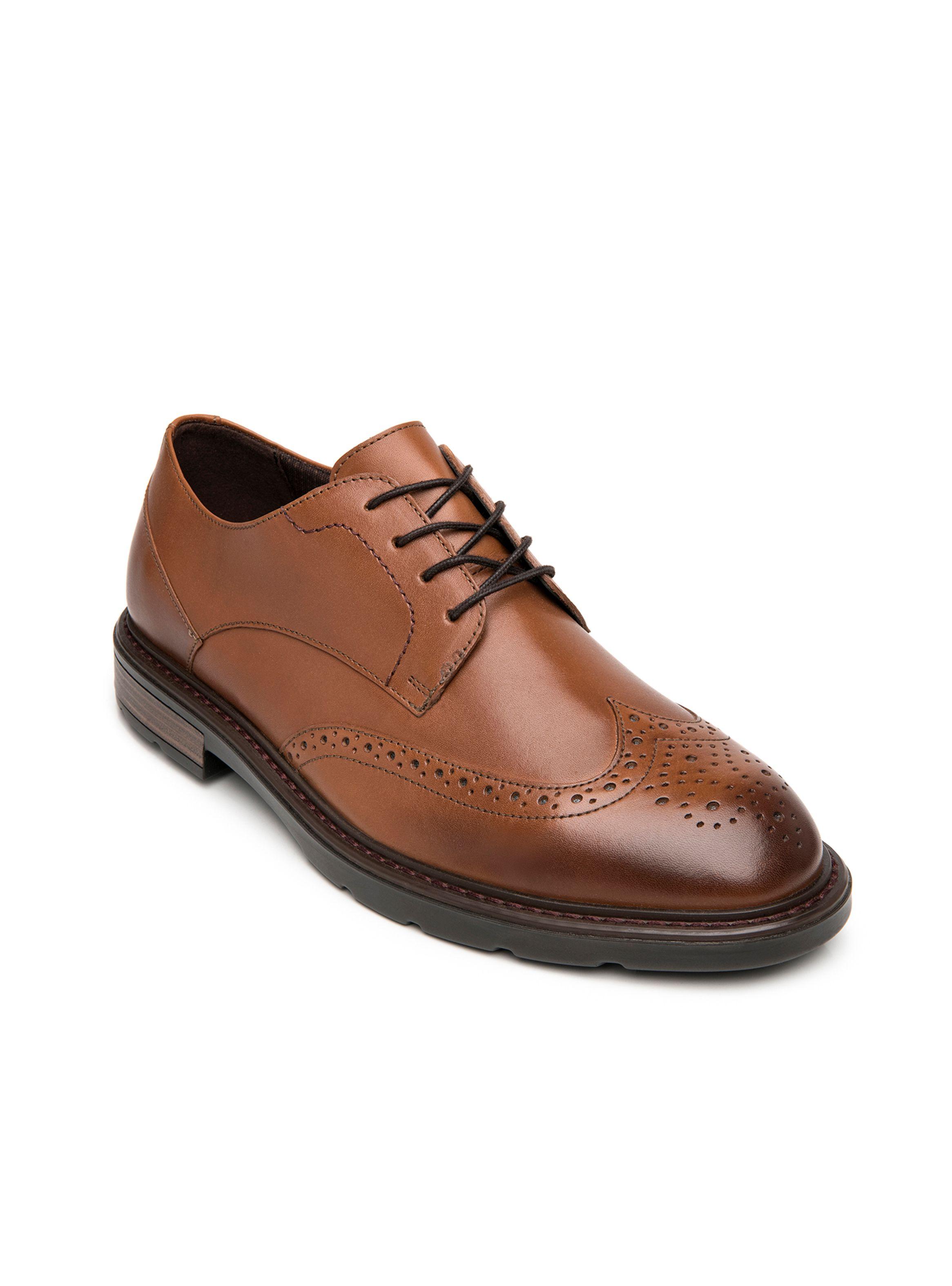 Zapato Hombre Herran 419407 Café Flexi-1