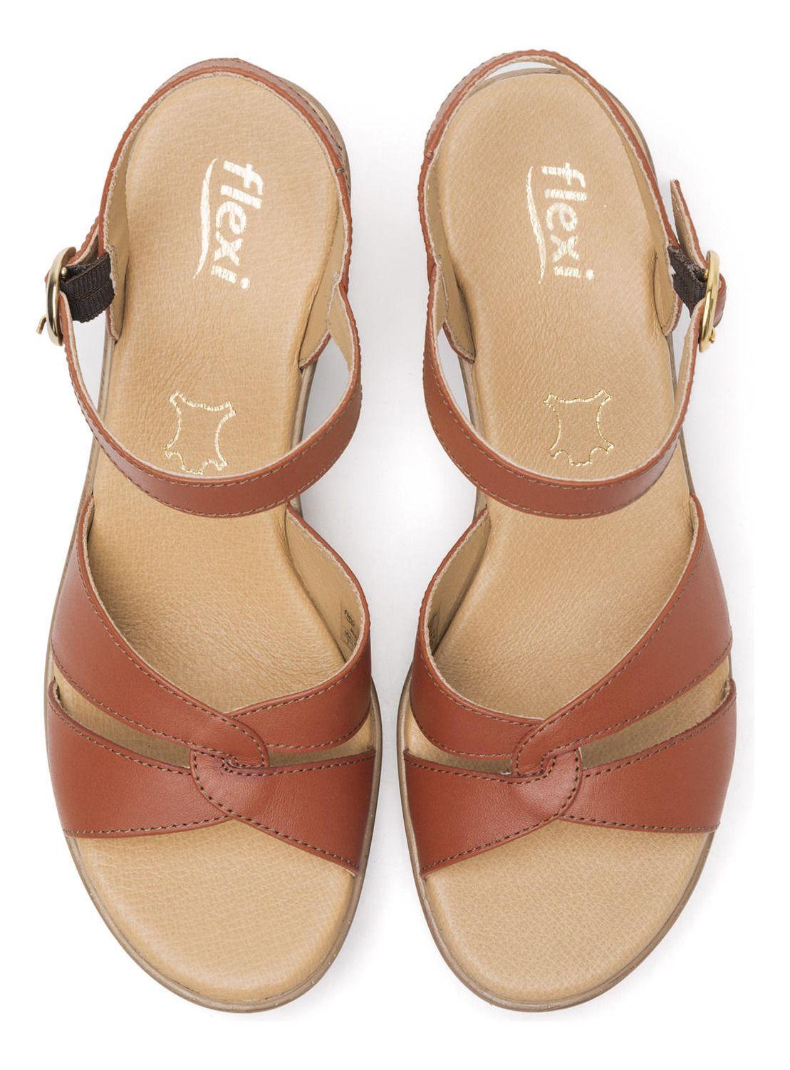 Sandalia Mujer Lory 102921 Rosa Terracota Flexi-8