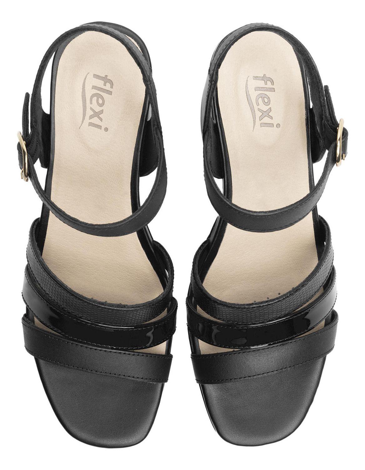 Sandalia Mujer Kadeisha 123007 Negro Flexi-6