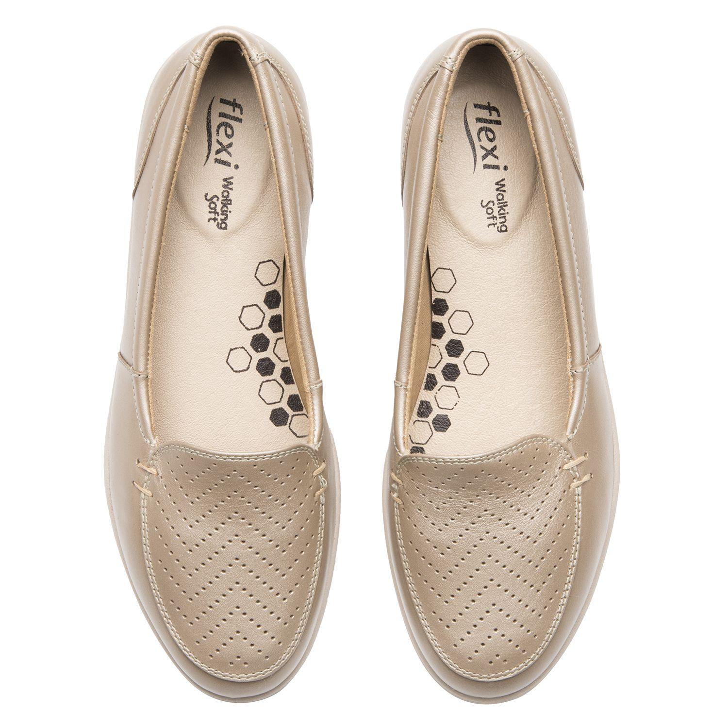 Zapato Mujer Amelie 101912 Dorado Flexi-5