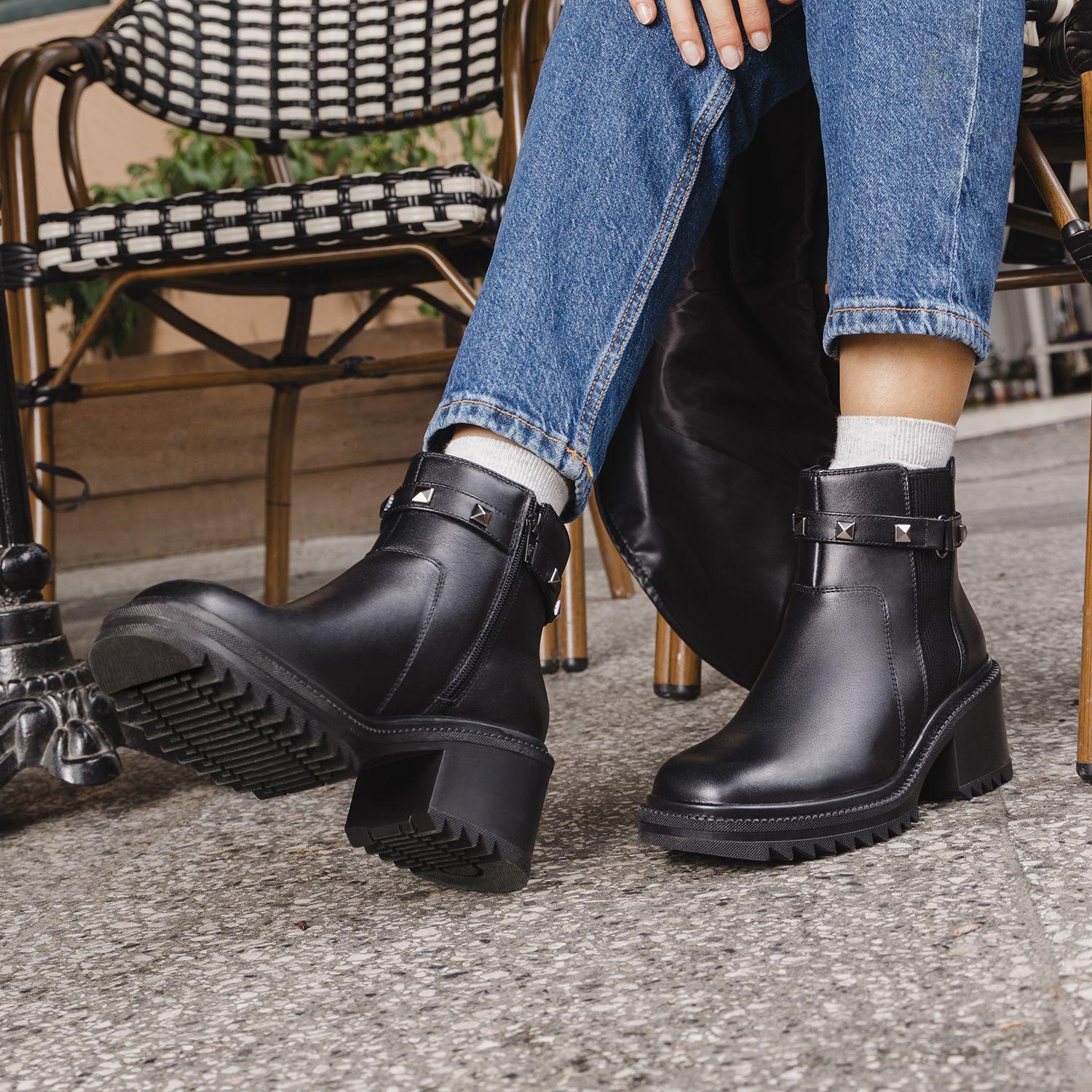 Botin Mujer Francis 130103 Negro Flexi-2