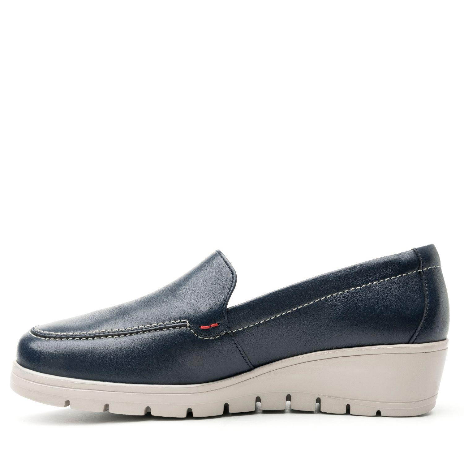 Zapato Mujer Cuero Cataleya Azul Flexi-3