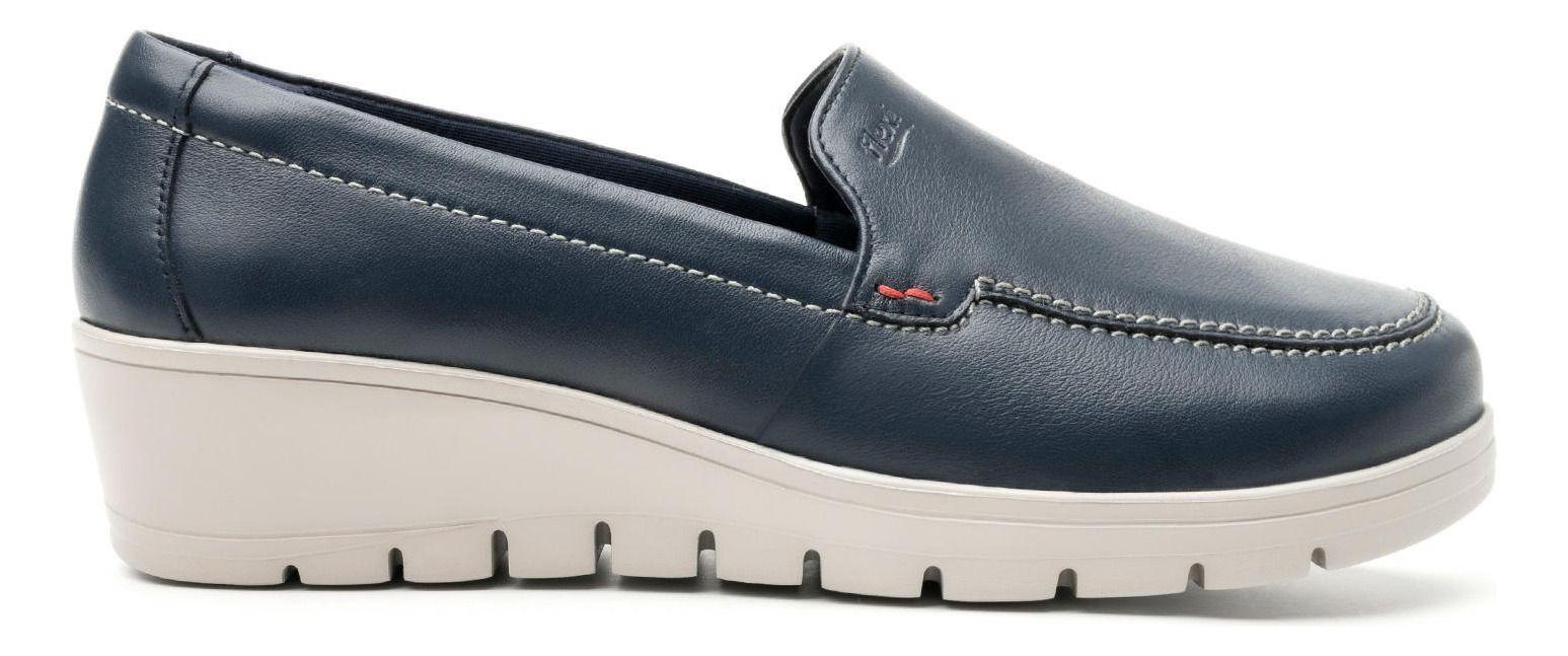 Zapato Mujer Cuero Cataleya Azul Flexi-2