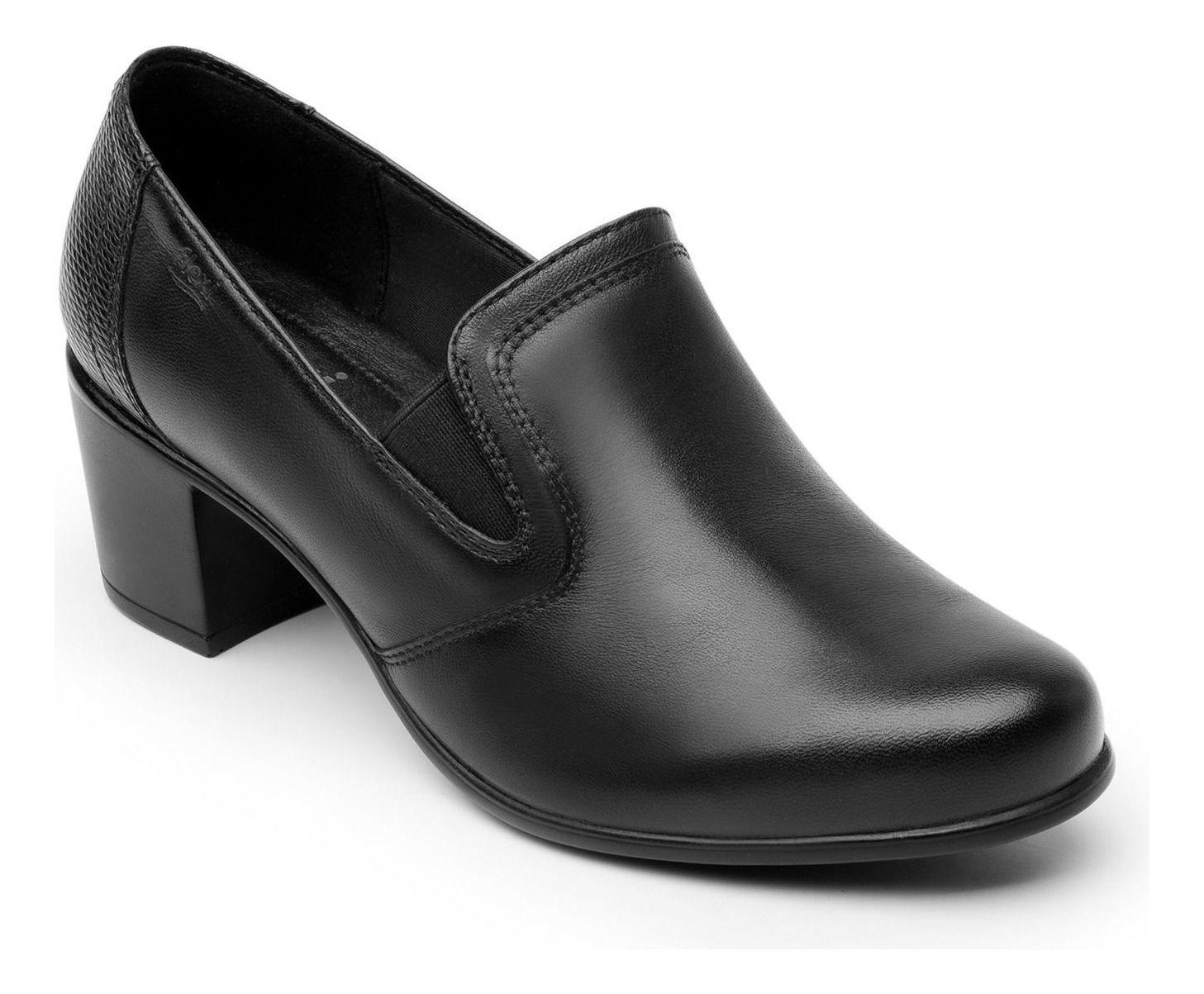 Zapato Mujer Cuero Renata Negro Flexi-1