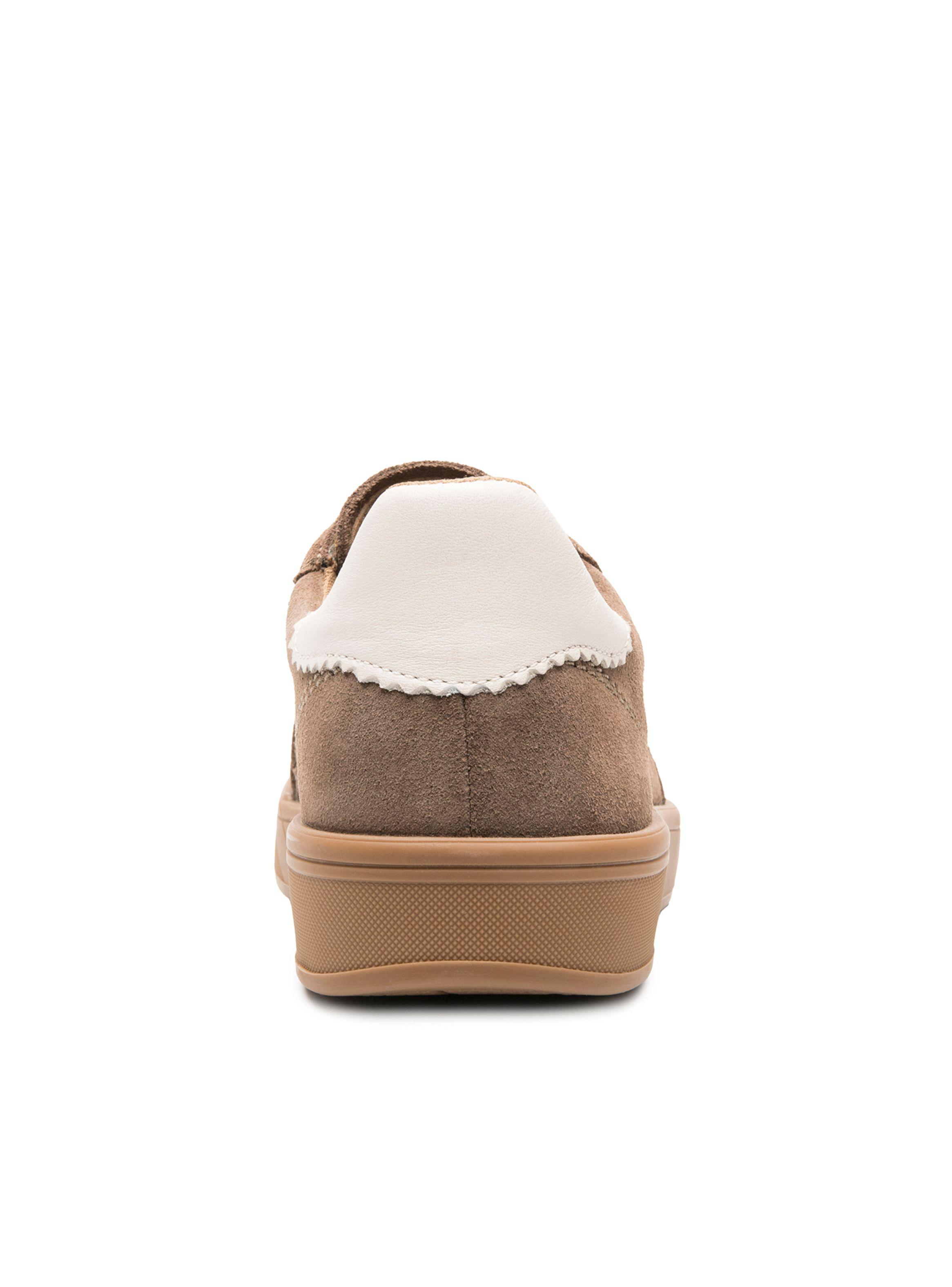 Zapatilla Mujer Milan 134504 Taupe-4