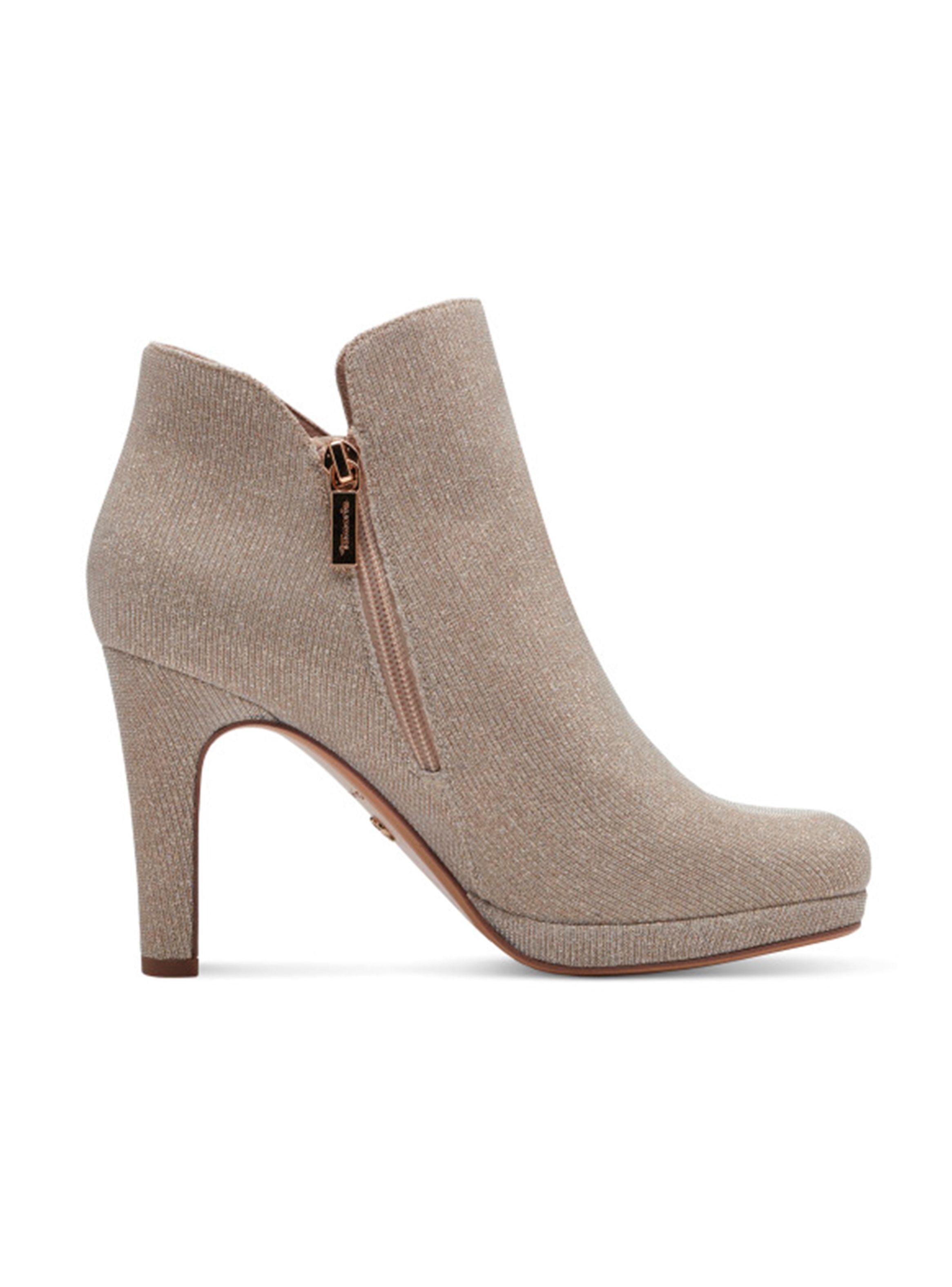 Bootie Mujer 25097-41 Champagne-3