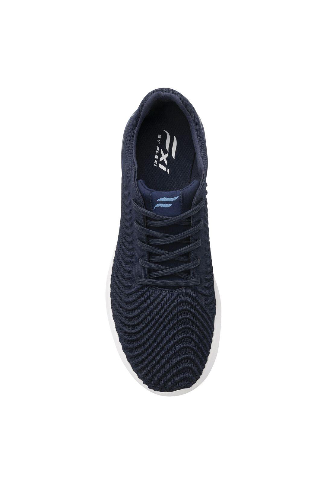 Zapatilla Hombre Clipper 405401 Azul Flexi-4