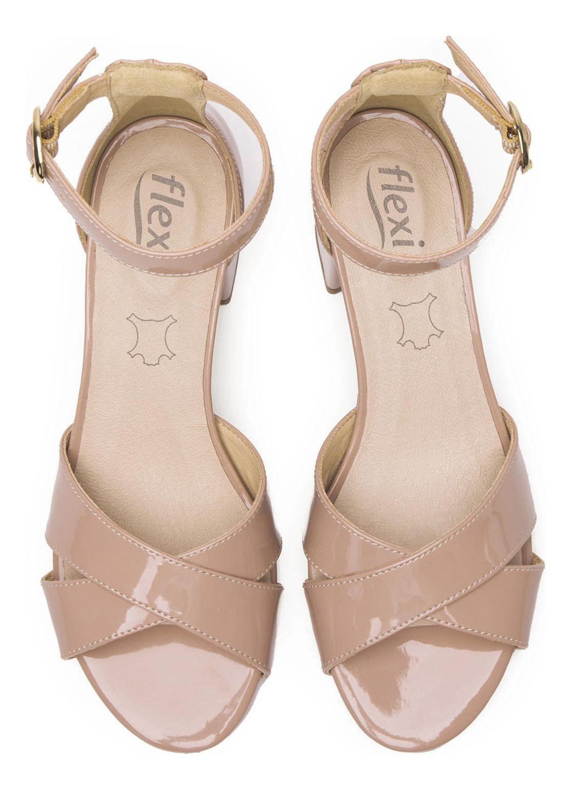 Sandalia Mujer Celine 106414 Nude Flexi-4