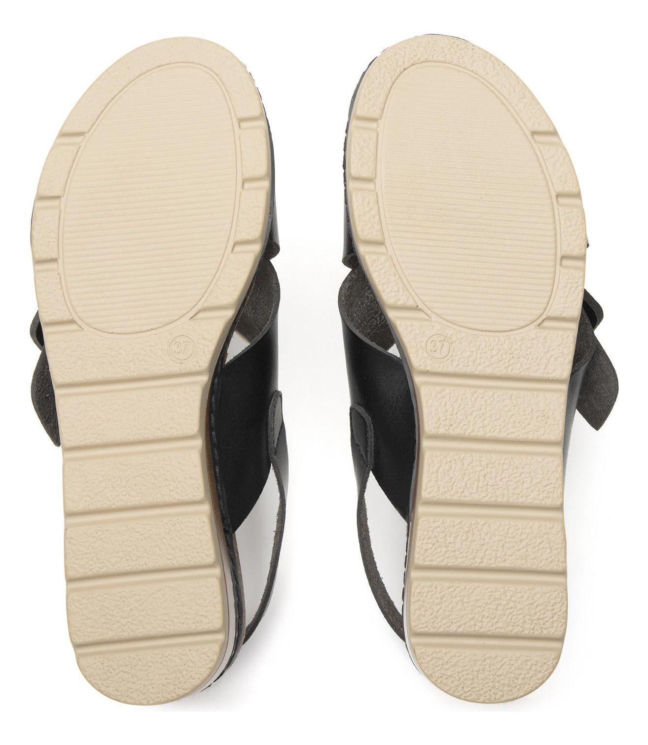 Sandalia Mujer Cassia 129501 Negro Flexi-6
