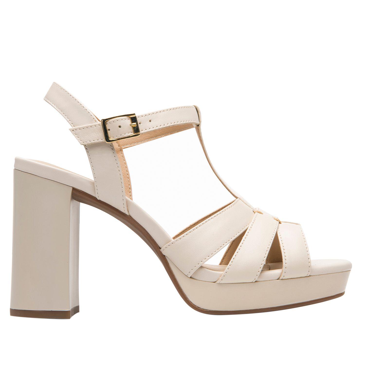 Sandalia Mujer Katnis 134401 Blanco Algodón Flexi-0