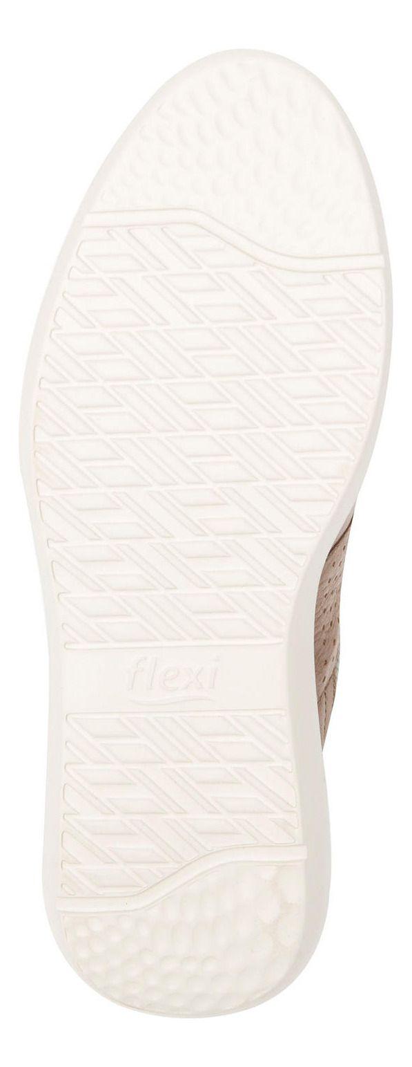 Zapatilla Mujer Cuero Alisha Café Flexi-6