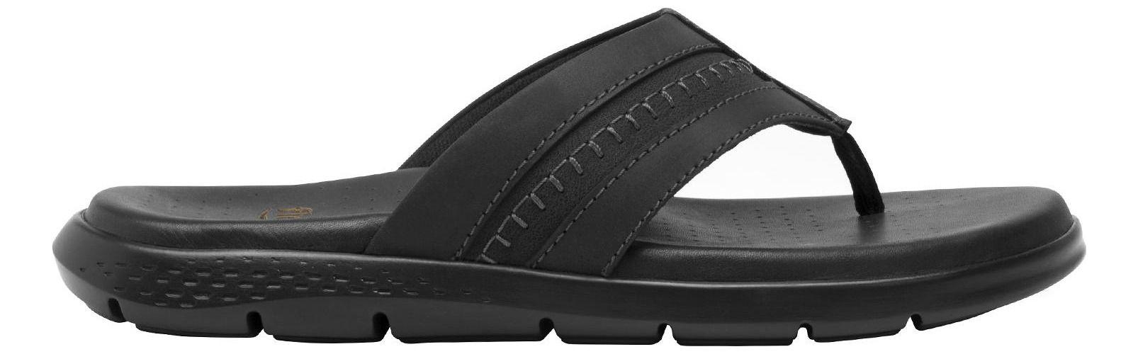 Sandalia Hombre Cuero Odin Negro Flexi-0