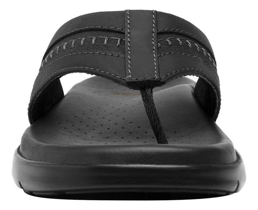 Sandalia Hombre Cuero Odin Negro Flexi-4