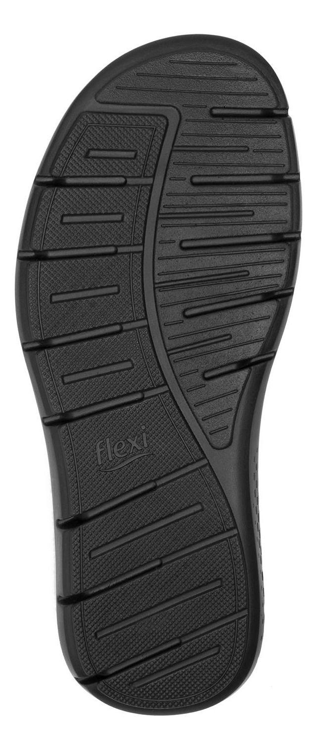 Sandalia Hombre Cuero Odin Negro Flexi-6