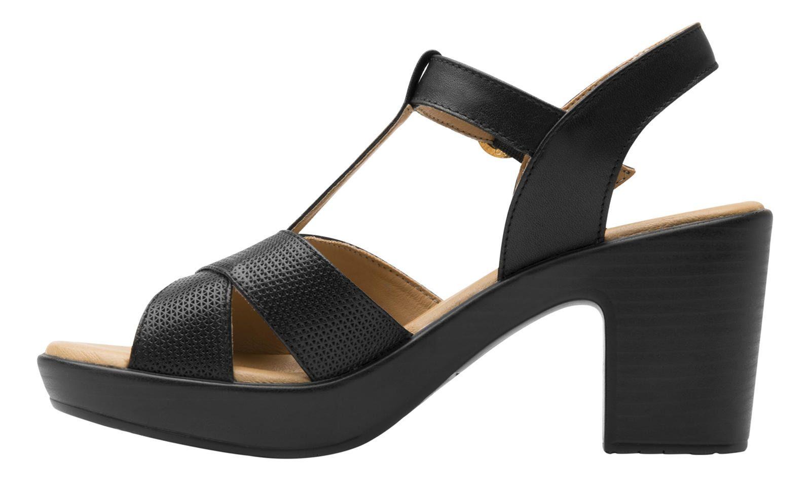 Sandalia Mujer Cuero Lory Negro Flexi-2