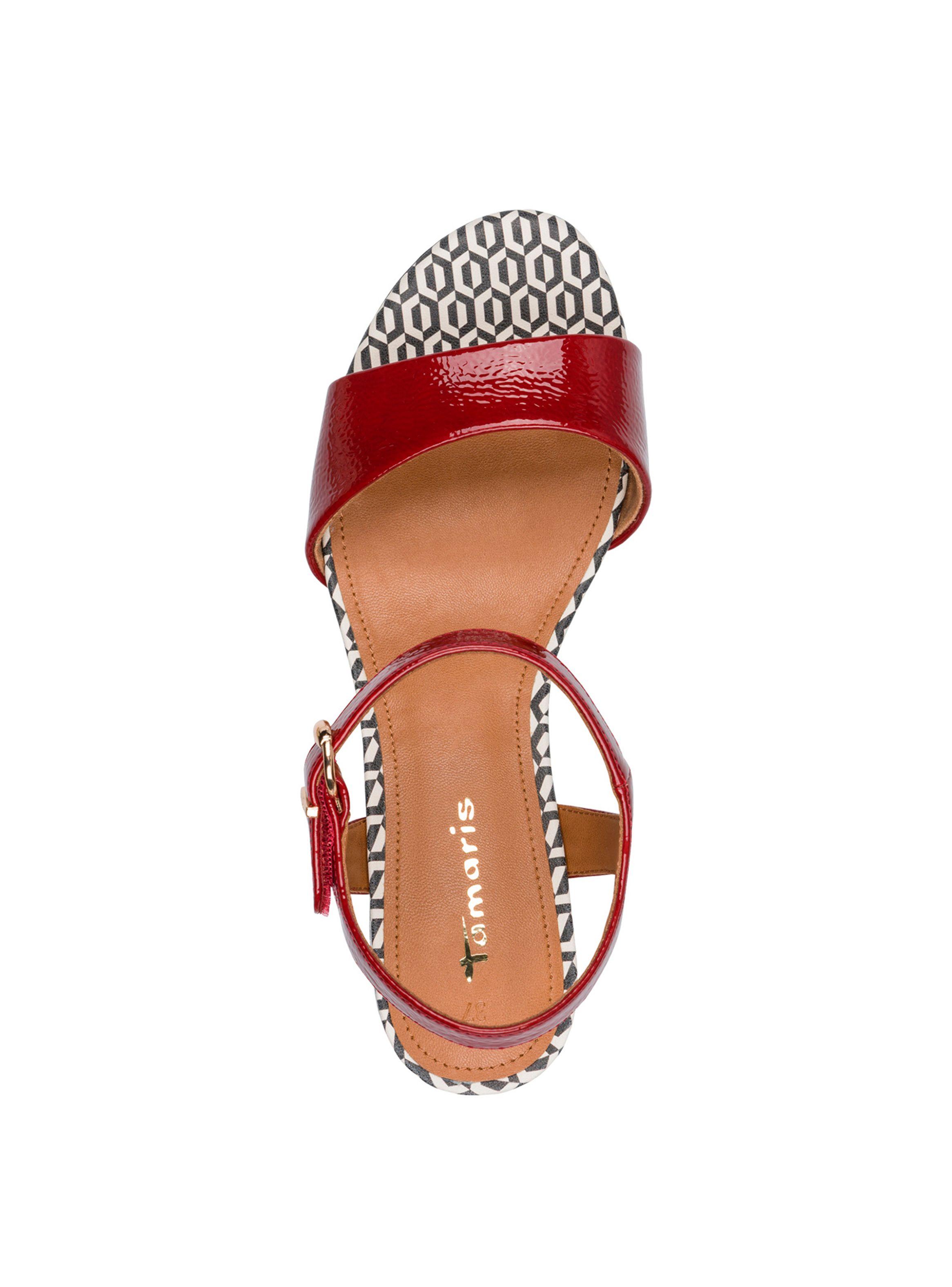 Sandalia Mujer 28249-42 Burdeo-4