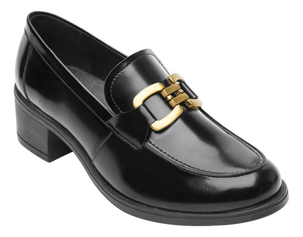 Zapato Mujer Cuero Neisi Negro Flexi-1