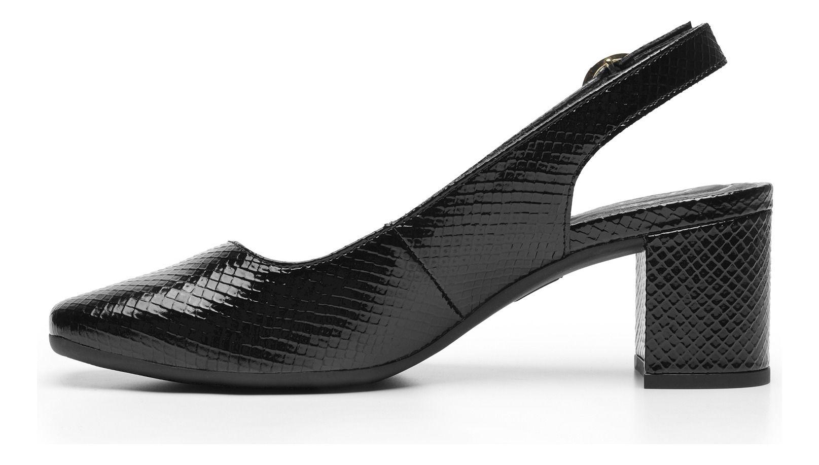 Zapato Mujer Marione 119704 Negro Satinado Flexi-4