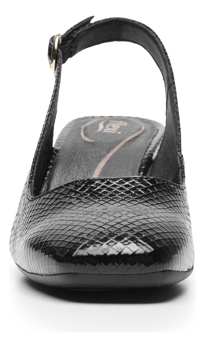 Zapato Mujer Marione 119704 Negro Satinado Flexi-7