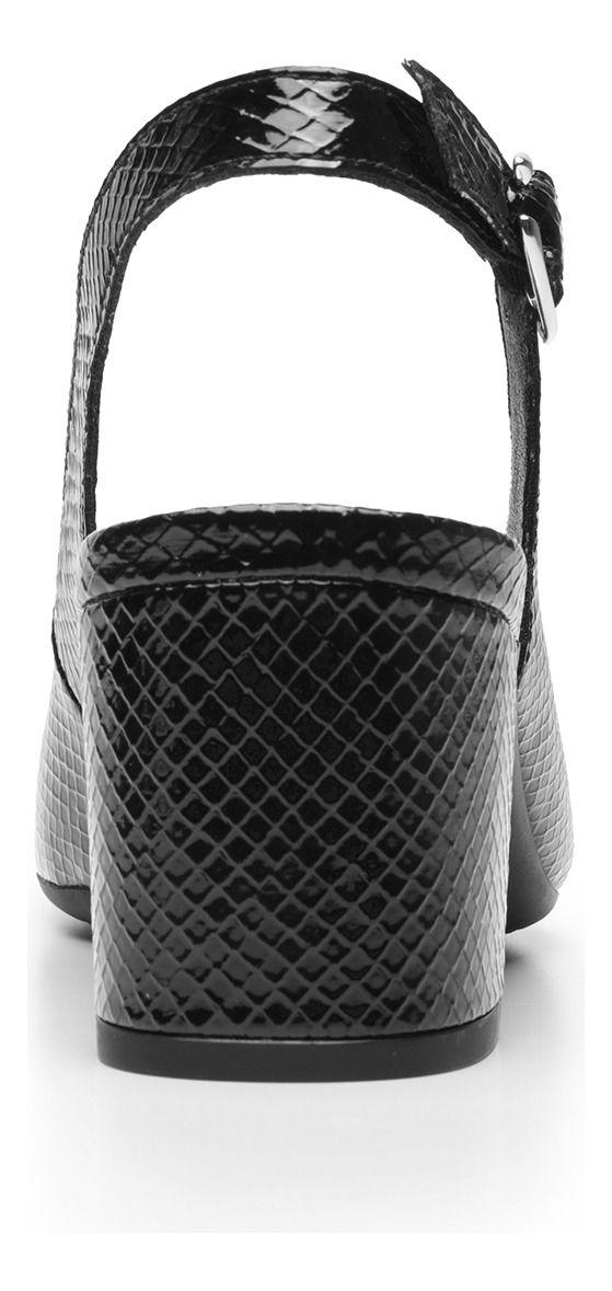 Zapato Mujer Marione 119704 Negro Satinado Flexi-9